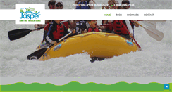 Desktop Screenshot of jasperraftingadventures.com